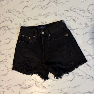 Distressed Jean Shorts